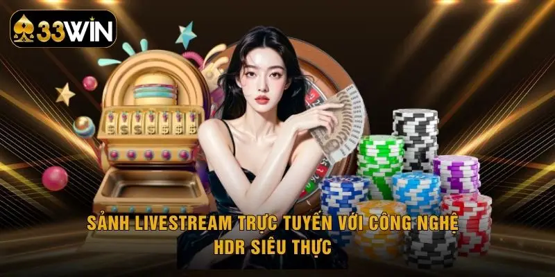 Sảnh livestream trực tuyến với công nghệ HDR siêu thực